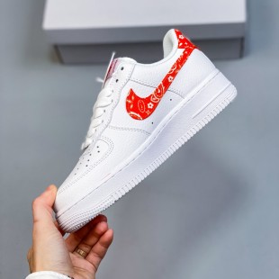 나이키 에어포스 1 '07 로우 오렌지 페이즐리 Nike Air Force 1 '07 Low Orange Paisley DJ9942-102