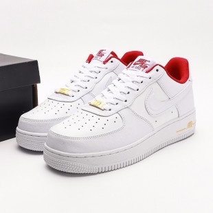 나이키 에어포스 1 '07 SE 화이트 팀 레드 Nike Air Force 1 '07 SE White Team Red DV7584-100
