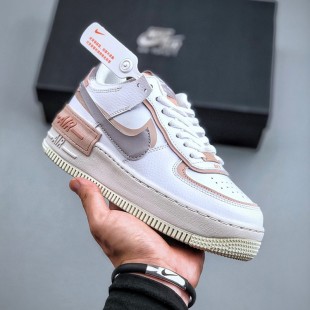 나이키 에어포스 1 쉐도우 화이트 핑크 옥스포드 Nike Air Force 1 Shadow White Pink Oxford CI0919-113