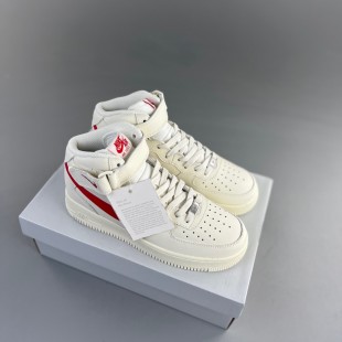 나이키 에어포스 1 미드 새일 유니버시티 레드 Nike Air Force 1 Mid Sail University Red 315123-126