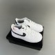  나이키 에어포스 1 '07 에센셜 페이즐리 스우시 화이트 블랙 Nike Air Force 1 '07 Essential Paisley Swoosh White Black DH4406-101