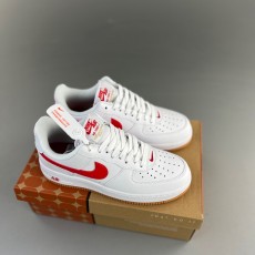 나이키 에어포스 1 로우 레트로 컬러 오브 더 먼스 유니버시티 레드 Nike Air Force 1 Low Retro Color of the Month University Red DJ3911-102