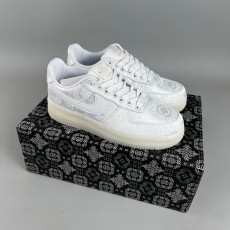 나이키 x 클랏 에어포스 1 로우 프리미엄 원월드  Nike x Clot Air Force 1 Low 1WORLD AO9286-100
