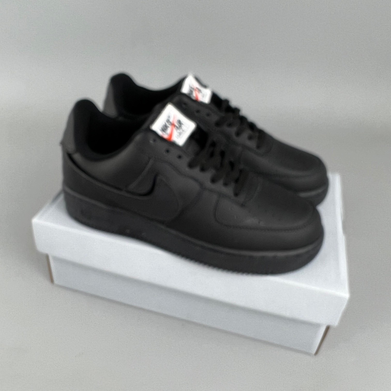 나이키 에어포스 1 로우 스우시 팩 올스타 2018 블랙 Nike Air Force 1 Low Swoosh Pack All-Star 2018 Black AH8462-002 NPC20049