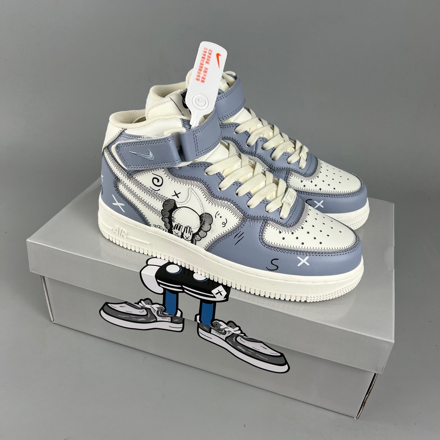 Kaws×Nike Air Force 1 Mid CW2308-211