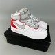 나이키 에어포스 1 미드 '07 LV8 애슬레틱 클럽 화이트 짐레드 Nike Air Force 1 Mid '07 LV8 Athletic Club White Gym Red DH7451-100