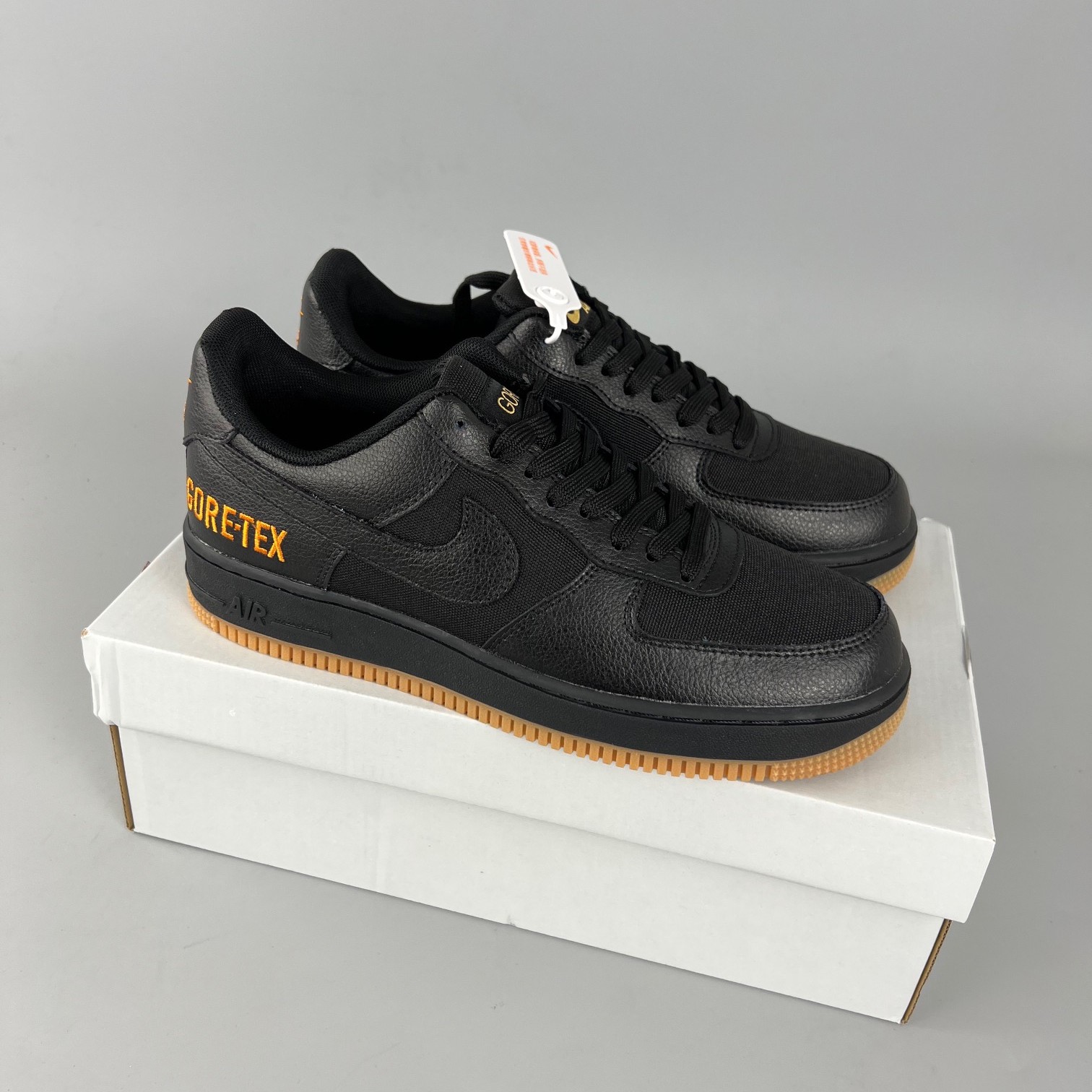 나이키 에어포스 1 로우 고어텍스 블랙 라이트 카본 Nike Air Force 1 Low Gore-Tex Black Light Carbon CK2630-001 