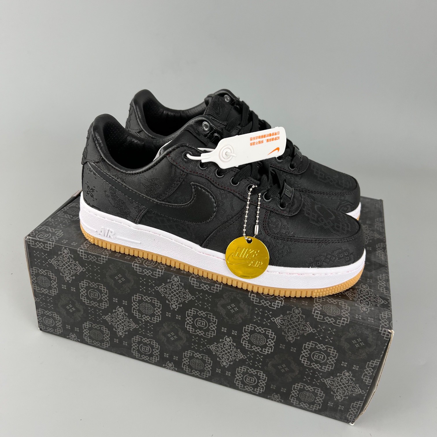 프라그먼트 디자인 x 나이키 에어포스 1 JT PremiumGame Black CJ5290-600