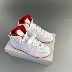 나이키 에어포스 1 하이 '07 화이트 유니버시티 레드 Nike Air Force 1 High '07 White University Red CV1753-100