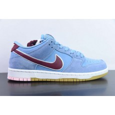 나이키 SB 덩크 로우 프리미엄 베일러 블루 앤 팀 마룬 Nike SB Dunk Low PRM Valor DQ4040-400