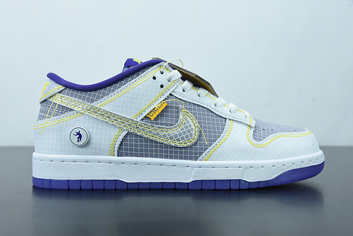 나이키 x 유니온 덩크 로우 패스포트 팩 코트 퍼플 화이트 Nike Dunk Low X Union DJ9649-500