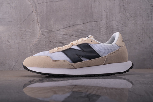 New Balance 237 Beige Black 뉴발란스 237 베이지 블랙 MS237CB