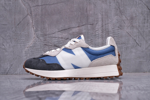 뉴발란스 327 마그네틱 블루 바시티 오렌지 New Balance 327 Magnetic Blue Varsity Orange WS327COC