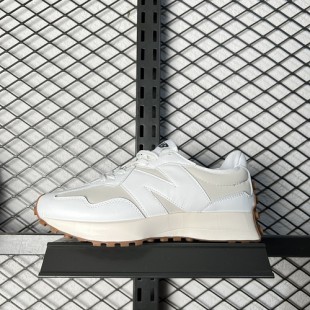 뉴발란스 327 레더 화이트 문빔 New Balance 327 Leather White Moonbeam WS327LA