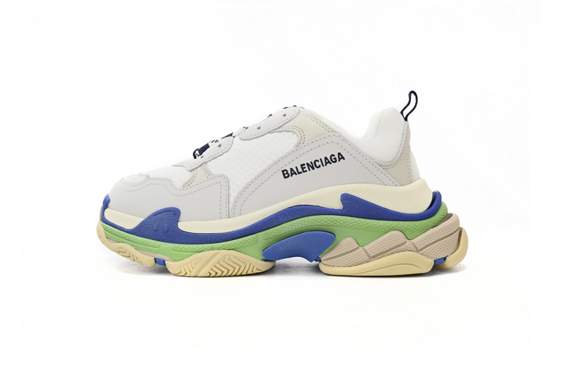 발렌시아가  Triple White Blue Green BLG 10136