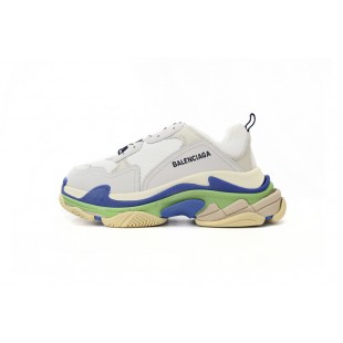 발렌시아가  Triple White Blue Green BLG 10136