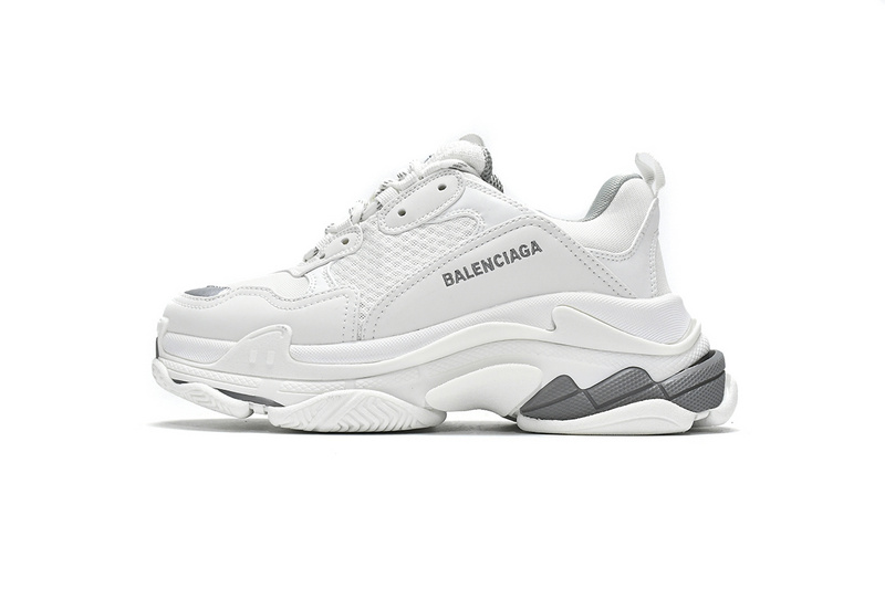 발렌시아가 Triple S White Silver BLG 10130