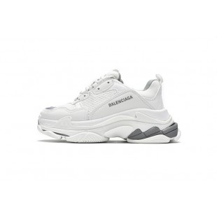 발렌시아가 Triple S White Silver BLG 10130