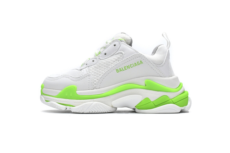 발렌시아가 Triple S White Grey Green BLG 10126