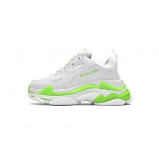 발렌시아가 Triple S White Grey Green BLG 10126