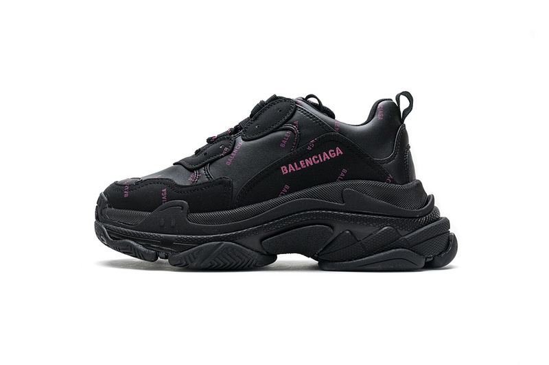 발렌시아가 Triple S Letter Black BLG 10073