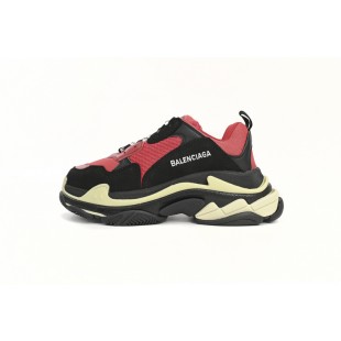 발렌시아가 Triple S Black Red Grey BLG 10070