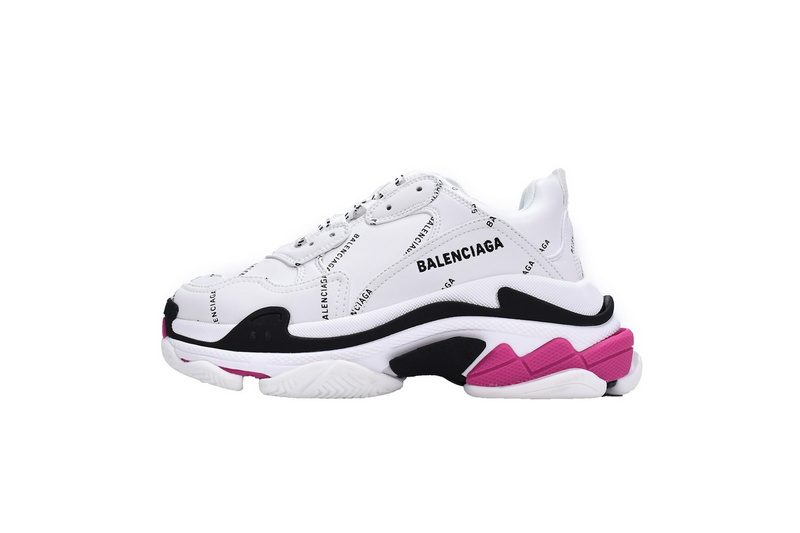 발렌시아가 Triple S Letter White BLG 10068