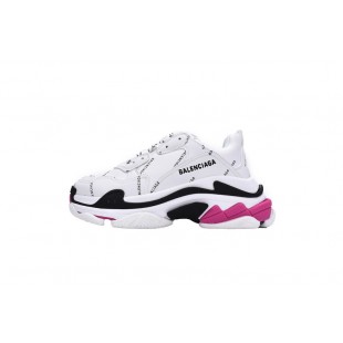 발렌시아가 Triple S Letter White BLG 10068