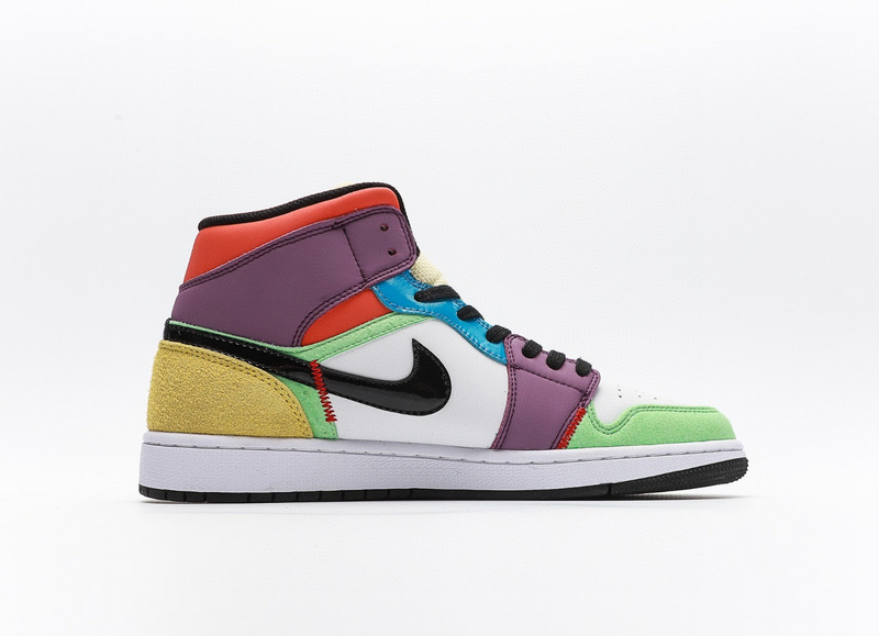 나이키 조던 1 미드 SE 멀티컬러 라이트벌브 (W) Jordan 1 Mid SE Multi-Color Lightbulb CW1140-100