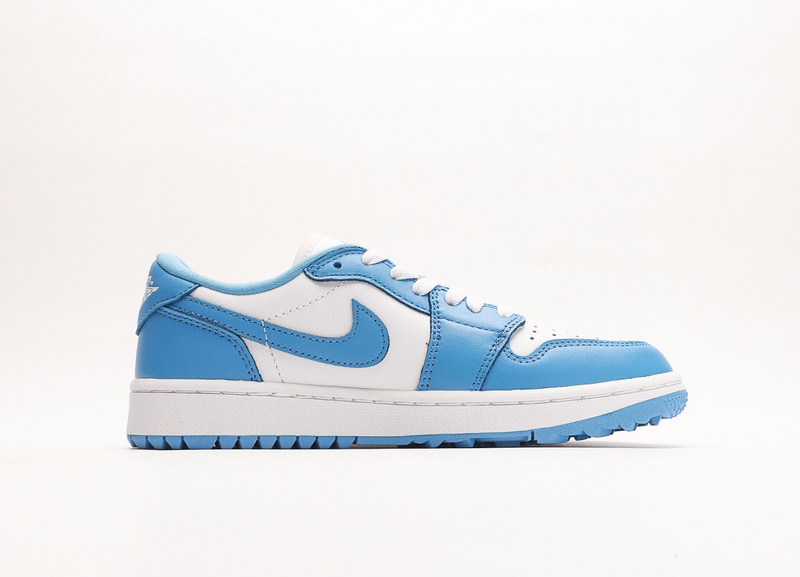 나이키 조던 1 로우 골프 화이트 앤 유니버시티 블루 Jordan 1 Low Golf White and University Blue DD9315-100