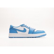 나이키 조던 1 로우 골프 화이트 앤 유니버시티 블루 Jordan 1 Low Golf White and University Blue DD9315-100