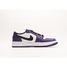 나이키 조던 1 로우 골프 코트 퍼플 Jordan 1 Low Golf Court Purple DD9315-105