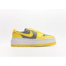 나이키 조던 1 엘리베이트 로우 시멘트 그레이 바시티 메이즈 (W) Jordan 1 Elevate Low Cement Grey Varsity Maize DH7004-017