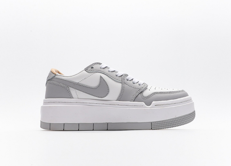나이키 던 1 엘리베이트 로우 화이트 앤 울프 그레이 (W) Jordan 1 Elevate Low White and Wolf Grey DH7004-100