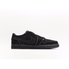 나이키 조던 1 x 트래비스 스캇 레트로 로우 OG SP 블랙 팬텀 Jordan 1 x Travis Scott Retro Low OG SP Black Phantom DM7866-001
