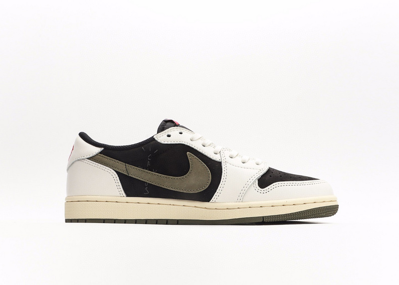 나이키 조던 1 x 트래비스 스캇 레트로 로우 OG SP 미디움 올리브 (W) Jordan 1 x Travis Scott Retro Low OG SP Medium Olive DZ4137-106