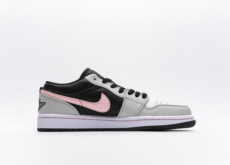 나이키 조던 1 로우 그레이 포그 블랙 블리치드 코랄 Jordan 1 Low Grey Fog Black Bleached Coral 553558-062