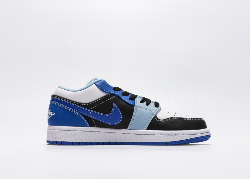 나이키 조던 1 로우 블랙 블루 화이트 Jordan 1 Low Black Blue White DH0206-400
