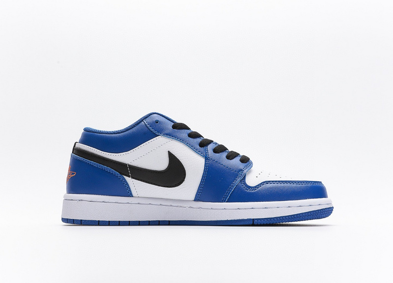 나이키 조던 1 로우 하이퍼 로얄 오렌지 필 Jordan 1 Low Hyper Royal Orange Peel 553558-401