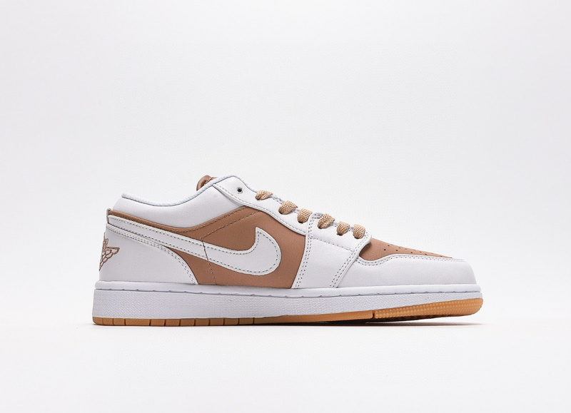 나이키 조던 1 로우 화이트 헴프 검 옐로우 Jordan 1 Low White Hemp Gum Yellow DN6999-100