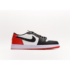 나이키 조던 1 레트로 로우 OG 블랙토 Jordan 1 Retro Low OG Black Toe CZ0790-106