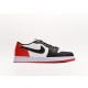 나이키 조던 1 레트로 로우 OG 블랙토 Jordan 1 Retro Low OG Black Toe CZ0790-106
