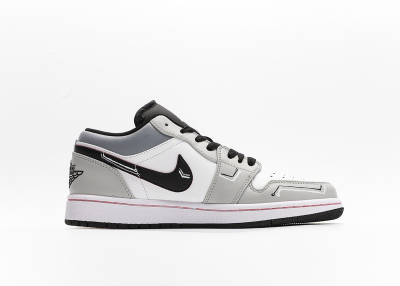 나이키 조던 1 로우 그레이 포그 블랙 블리치드 코랄 Jordan 1 Low Grey Fog Black Bleached Coral 553558-062