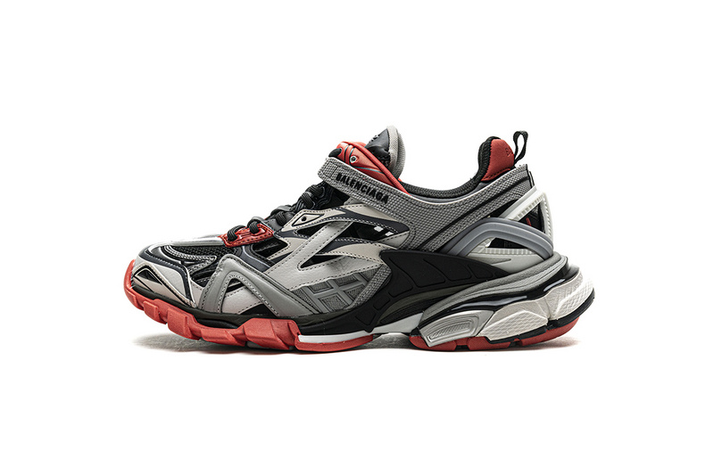 발렌시아가 Track 2 Sneaker Grey Red BLG 10204