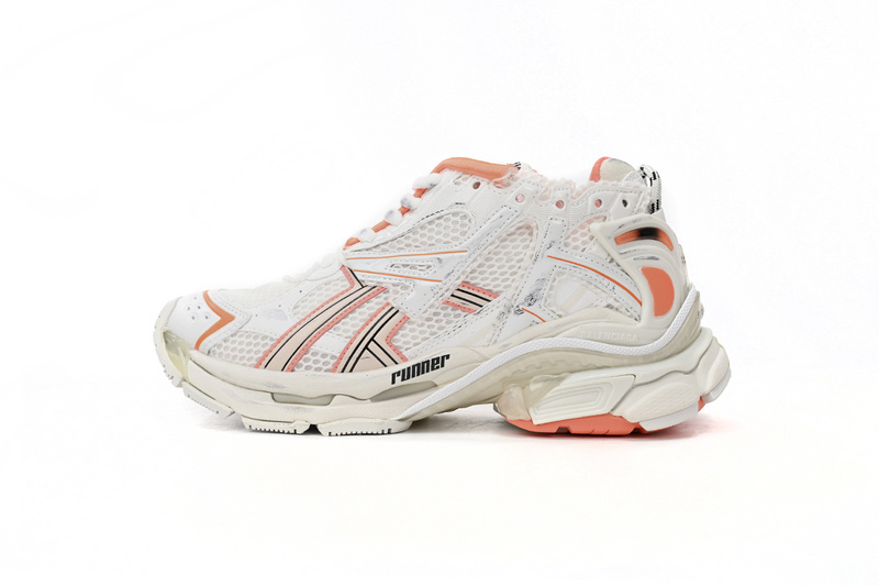 발렌시아가 Runner White Orange BLG 10047