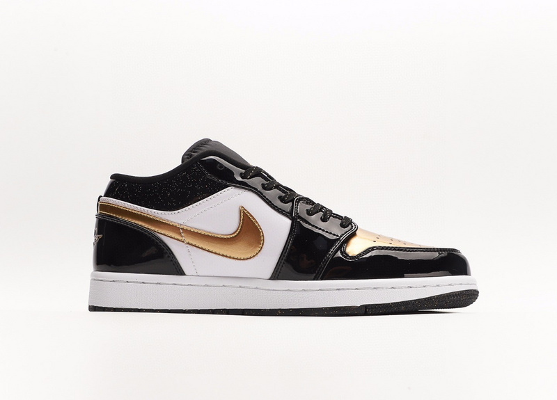 나이키 조던 1 로우 SE 블랙 메탈릭 골드 (GS) Jordan 1 Low SE Black Metallic Gold DR6970-071