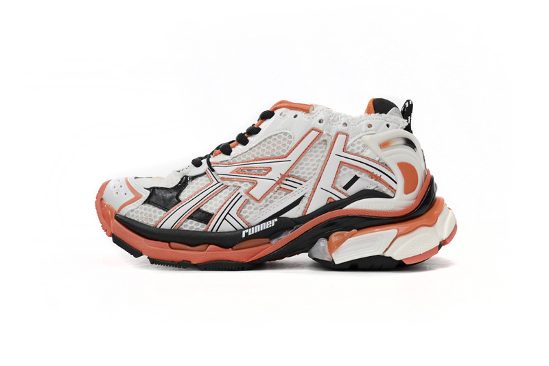 발렌시아가  Runner White Orange BLG 10044
