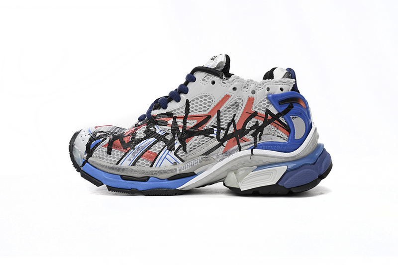 발렌시아가  Runner White And Blue BLG 10042