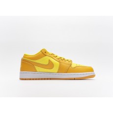 나이키 조던 1 로우 옐로우 스트라이크 (W) Jordan 1 Low Yellow Strike DC0774-700