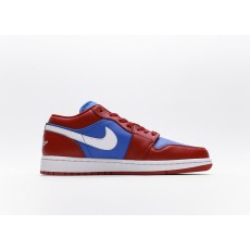 조던 1 로우 포메그레네이트 미디움 블루 (W) Jordan 1 Low Pomegrante Medium Blue DC0774-604